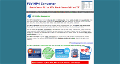 Desktop Screenshot of flv-mp4.com