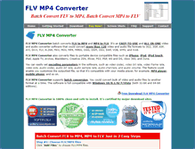 Tablet Screenshot of flv-mp4.com
